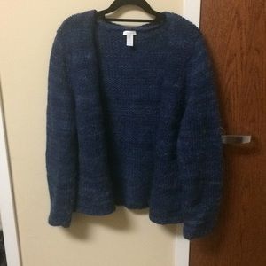 Oversized purple sweater